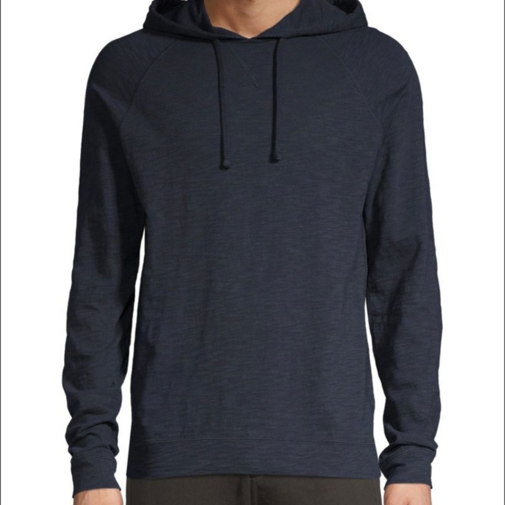 Vince Grey Cotton Hoodie